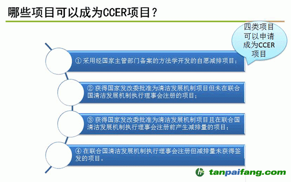 哪些項(xiàng)目可以成為ccer項(xiàng)目？