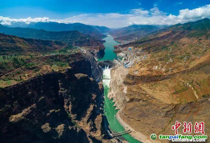 白鶴灘水電站。東方電氣供圖