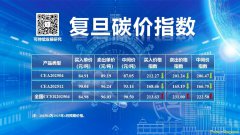 2025年4月復(fù)旦碳價指數(shù)發(fā)布！